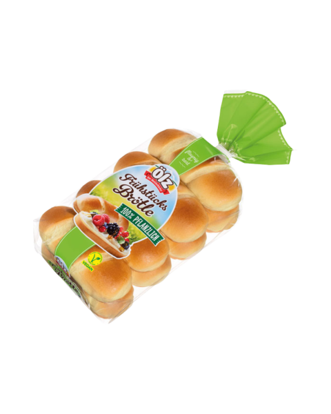 Oelz Frühstuecksbroetle, vegan, 8 Stueck, 320gv